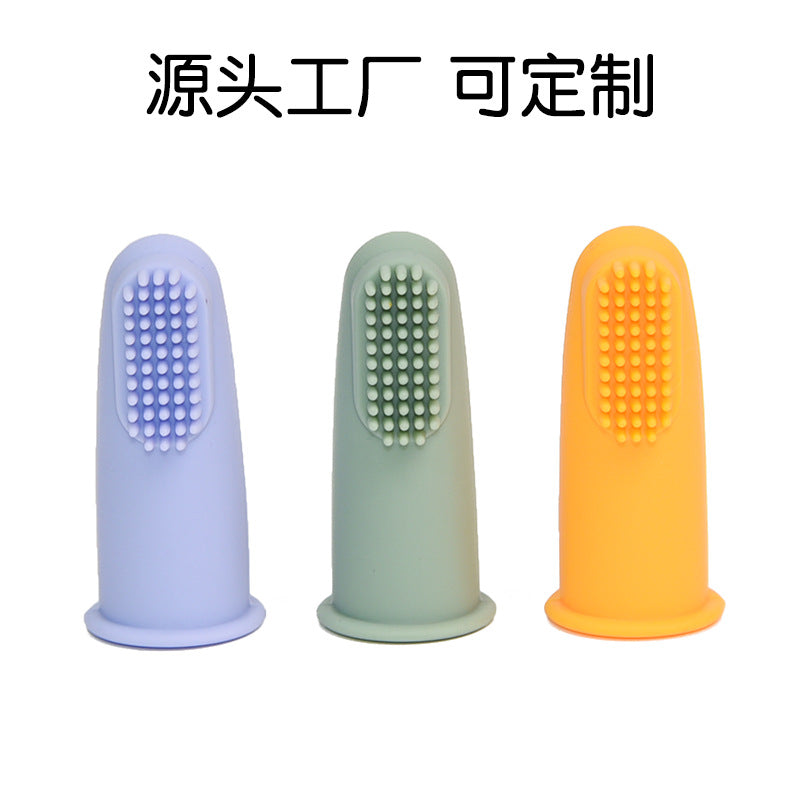 BPA-Free Silicone Baby Finger Toothbrush – Food-Grade Oral Care for Infants & Toddlers