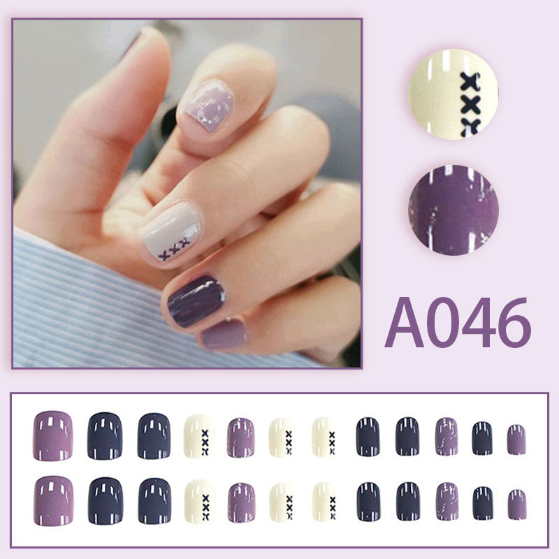 LuxeArt™ Press-On Nail Kit – Colorful Almond & Ballerina Shape False Nails for Women