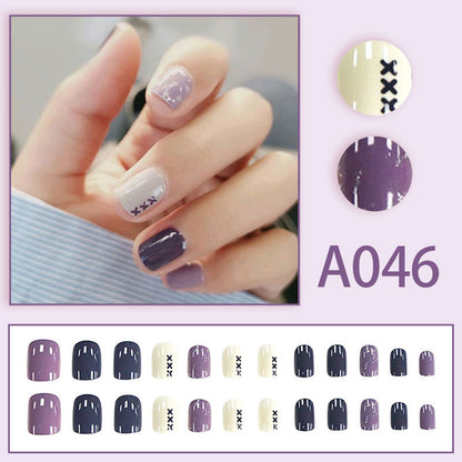 LuxeArt™ Press-On Nail Kit – Colorful Almond & Ballerina Shape False Nails for Women