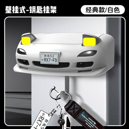 Car Headlight Key Holder – Novelty Wall-Mounted Key Organizer for Car Lovers