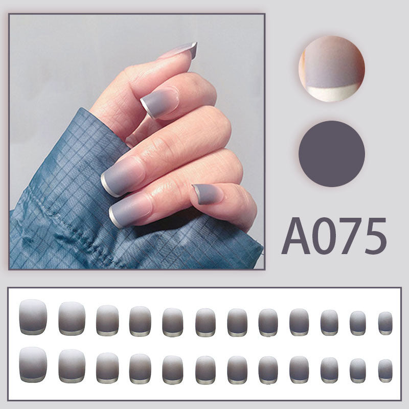 LuxeArt™ Press-On Nail Kit – Colorful Almond & Ballerina Shape False Nails for Women