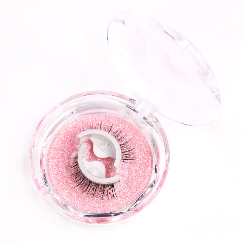 Self-Adhesive False Eyelashes – Glue-Free Reusable Full Strip Lashes (1 Pair)