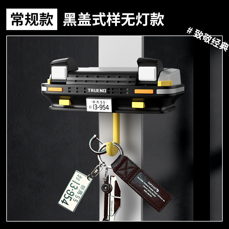 Car Headlight Key Holder – Novelty Wall-Mounted Key Organizer for Car Lovers