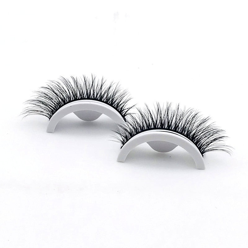 VelvetTouch™ Self-Adhesive Lashes | Glue-Free 3D Mink, Reusable & Instant Fit