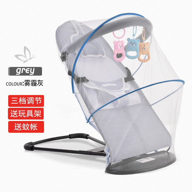 LullabyRest™ Ergonomic Baby Rocking Chair – Soothing Newborn Recliner & Swing up to 18kg