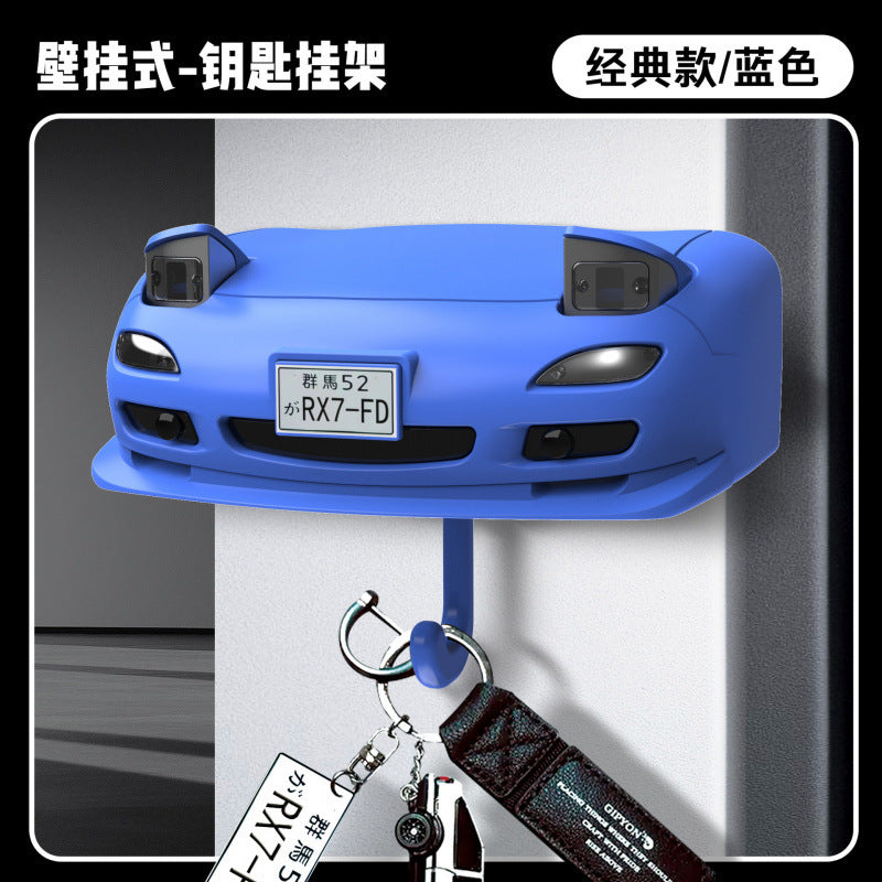 Car Headlight Key Holder – Novelty Wall-Mounted Key Organizer for Car Lovers