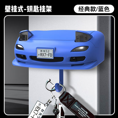 Car Headlight Key Holder – Novelty Wall-Mounted Key Organizer for Car Lovers