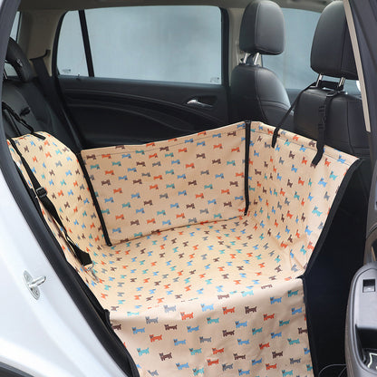 🐾 Waterproof Pet Rear Car Mat – Heavy-Duty Oxford Cloth 🐕