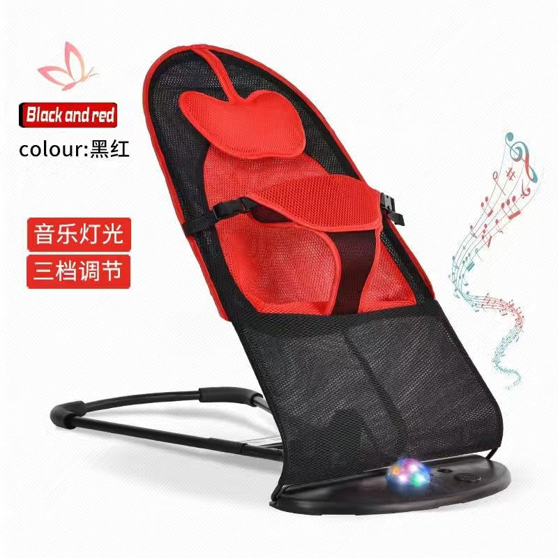 LullabyRest™ Ergonomic Baby Rocking Chair – Soothing Newborn Recliner & Swing up to 18kg