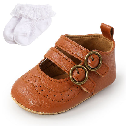 CloudStep™ Baby First Walkers – Ultra-Soft Breathable Newborn Shoes (11–13cm)