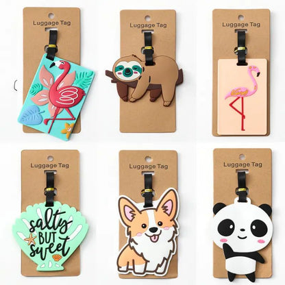 AIVC Anti-Loss Luggage Tag | High-Visibility PVC Travel ID Tag
