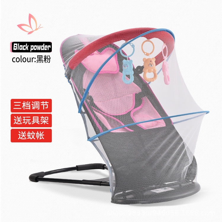 LullabyRest™ Ergonomic Baby Rocking Chair – Soothing Newborn Recliner & Swing up to 18kg