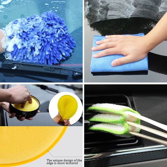 Premium Detailer Brush | Soft-Bristle Car Cleaning Tool