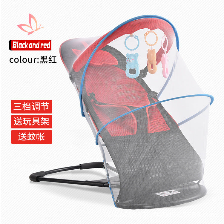 LullabyRest™ Ergonomic Baby Rocking Chair – Soothing Newborn Recliner & Swing up to 18kg