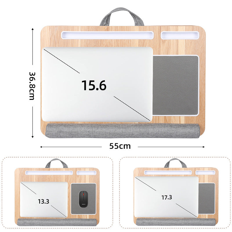 5-in-1 Ergonomic Laptop Lap Desk | Adjustable Stand with Mouse Pad & Phone Holder