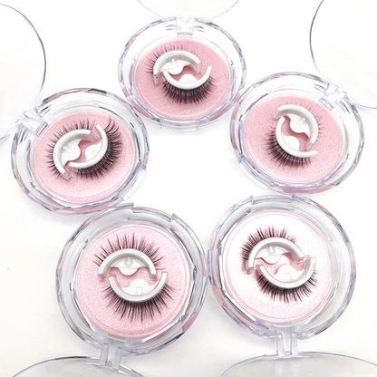 VelvetTouch™ Self-Adhesive Lashes | Glue-Free 3D Mink, Reusable & Instant Fit