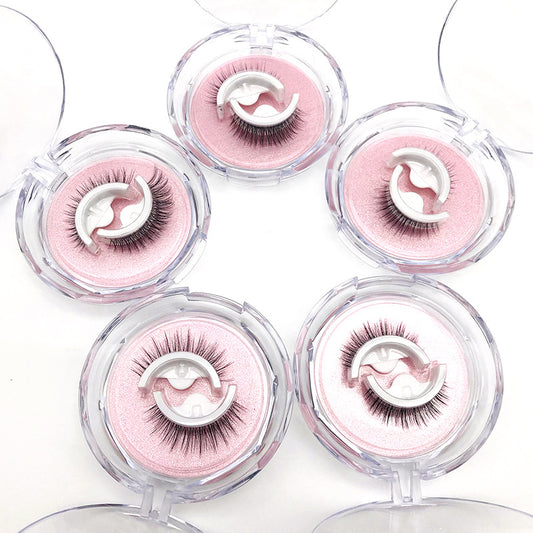 VelvetTouch™ Self-Adhesive Lashes | Glue-Free 3D Mink, Reusable & Instant Fit