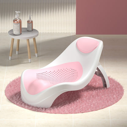 CloudSnuggle™ Foldable Baby Bath Support Seat | Ergonomic Non-Slip Infant Shower Chair for Home & Travel