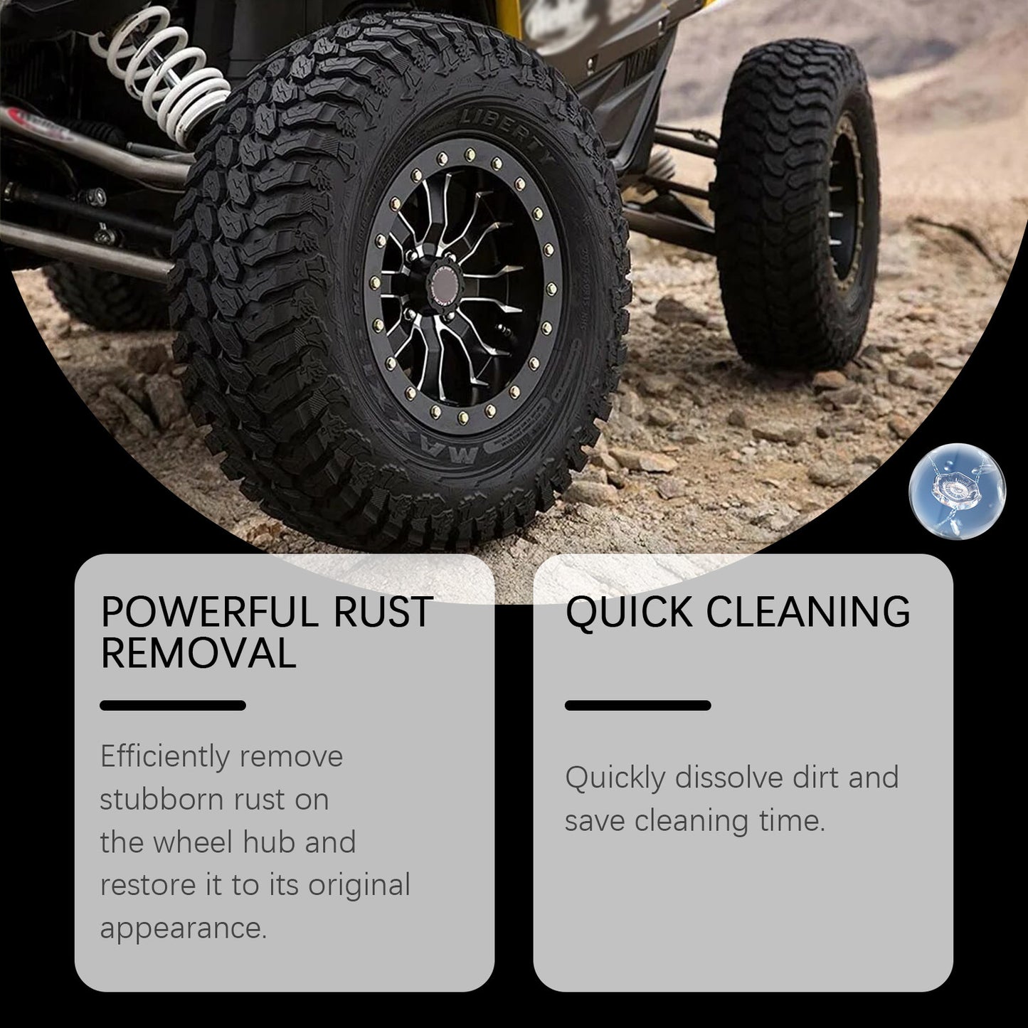 Pro-Grade Car Rust & Brake Dust Dissolver | Alloy Wheel Cleaner