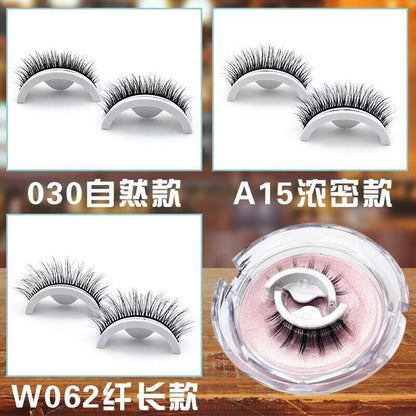 VelvetTouch™ Self-Adhesive Lashes | Glue-Free 3D Mink, Reusable & Instant Fit