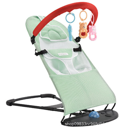 LullabyRest™ Ergonomic Baby Rocking Chair – Soothing Newborn Recliner & Swing up to 18kg