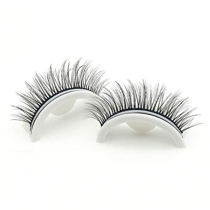 VelvetTouch™ Self-Adhesive Lashes | Glue-Free 3D Mink, Reusable & Instant Fit