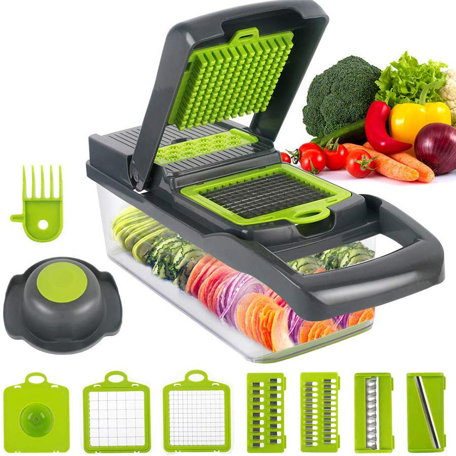 16-in-1 Kitchen Multi-Cutter | All-in-One Vegetable Slicer & Grater