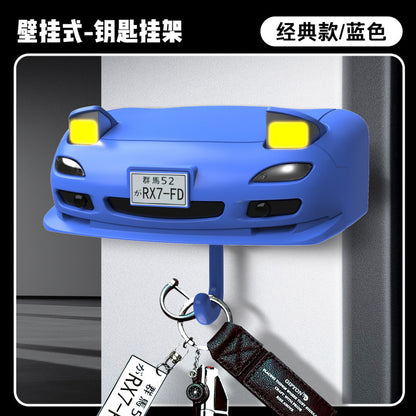 Car Headlight Key Holder – Novelty Wall-Mounted Key Organizer for Car Lovers