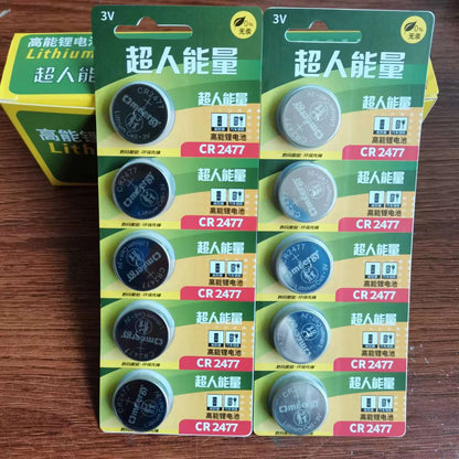 Superhuman Energy Premium Button Cell Batteries – 3V Long-Life Lithium | CR2032 CR2450 CR1632 & More
