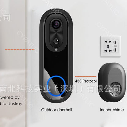 🛡️ SmartView Pro WiFi Video Doorbell | 1080P HD Dual-Band Security Camera | Tuya App Integrated | IP65 Weatherproof & Long-Life Battery 🏠⚡️