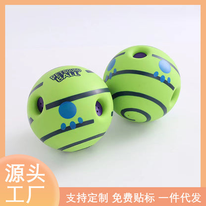 Wobble Wag™ Giggle Glow Ball – Interactive Sound & Light Dog Toy for All Breeds