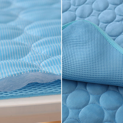 ☀️ Beat the Heat! Premium Pet Cooling Mat | Instant Relief for Dogs & Cats 🧊