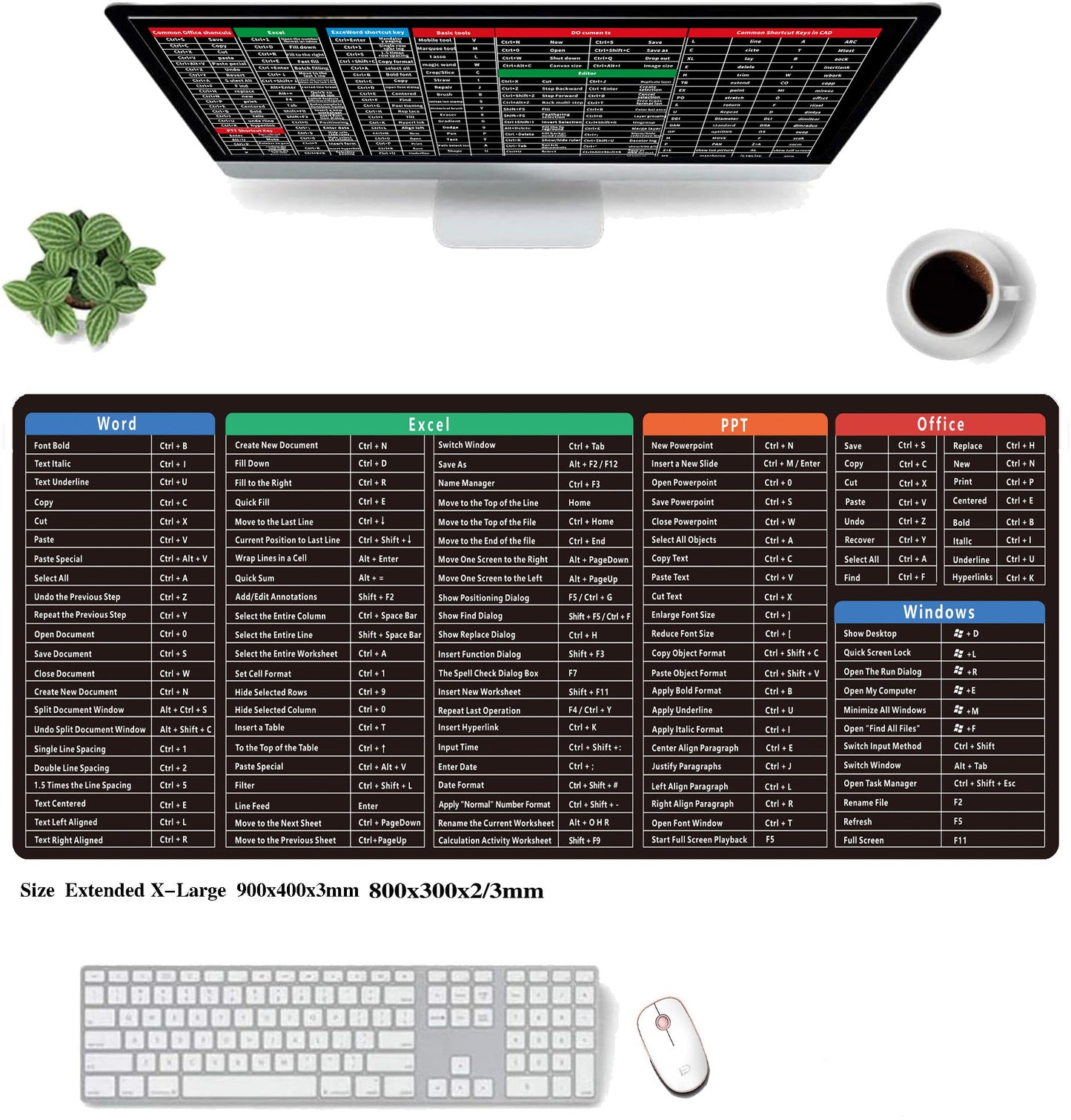HD Custom Mouse Pad | Personalized & Washable in Multiple Sizes