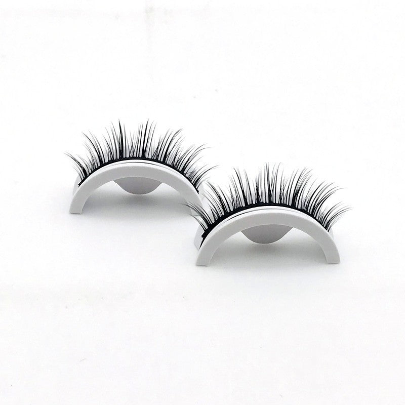 VelvetTouch™ Self-Adhesive Lashes | Glue-Free 3D Mink, Reusable & Instant Fit