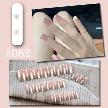 LuxeArt™ Press-On Nail Kit – Colorful Almond & Ballerina Shape False Nails for Women
