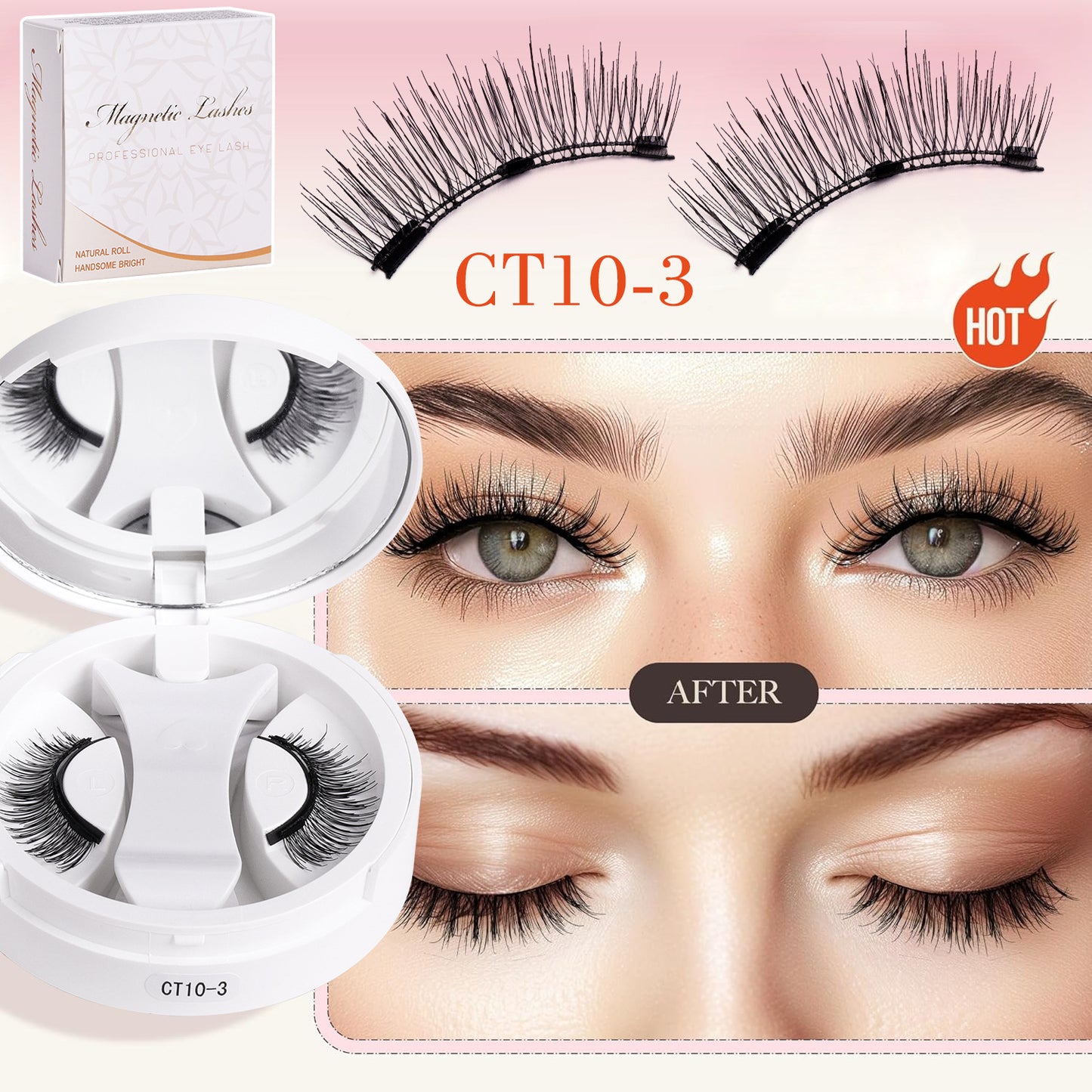 LuxeLift™ Magnetic Eyelash Kit | Glue-Free, Natural Volume & Reusable