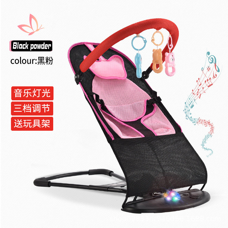 LullabyRest™ Ergonomic Baby Rocking Chair – Soothing Newborn Recliner & Swing up to 18kg