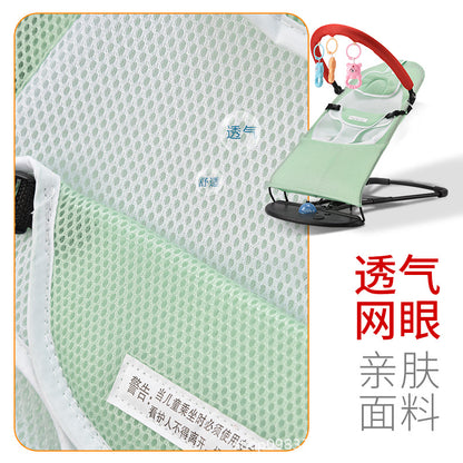 LullabyRest™ Ergonomic Baby Rocking Chair – Soothing Newborn Recliner & Swing up to 18kg