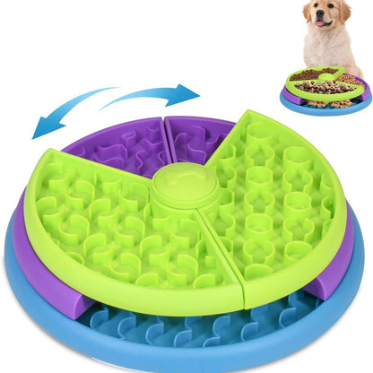 🧠 3-Layer Interactive Dog Slow Feeder | Mental Enrichment Puzzle Bowl 🐾