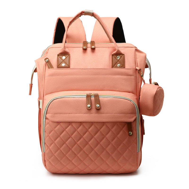 Large Capacity Diaper Bag | Waterproof Multi-Function Mom Backpack
