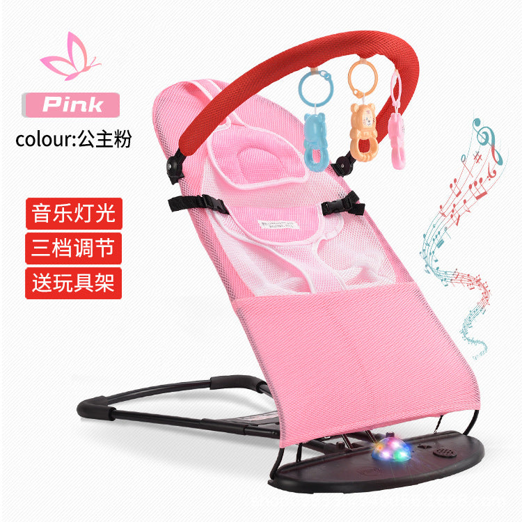 LullabyRest™ Ergonomic Baby Rocking Chair – Soothing Newborn Recliner & Swing up to 18kg