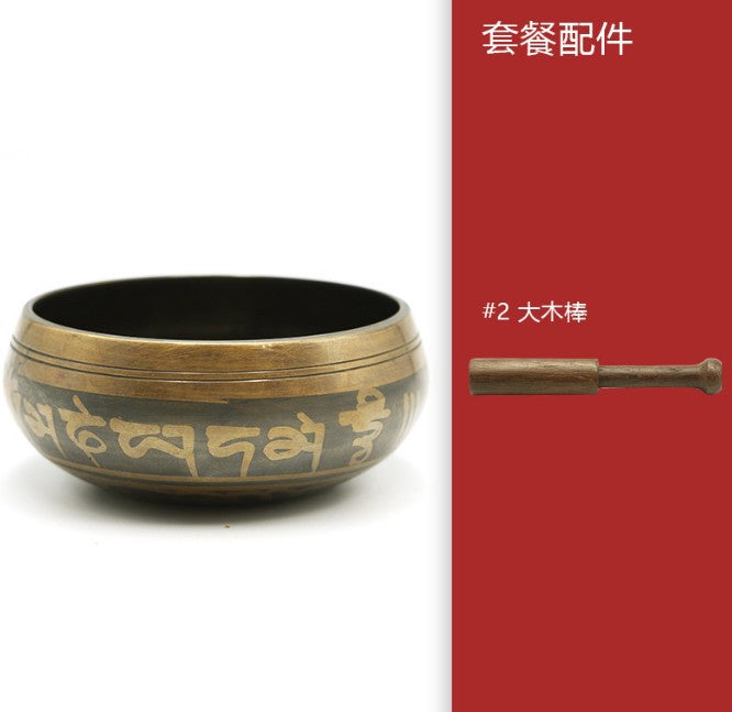 Zen Harmony Handmade Tibetan Singing Bowl – Meditation & Stress Relief (8–10.5cm)