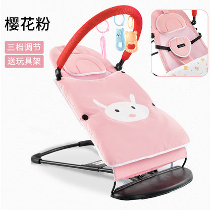 LullabyRest™ Ergonomic Baby Rocking Chair – Soothing Newborn Recliner & Swing up to 18kg