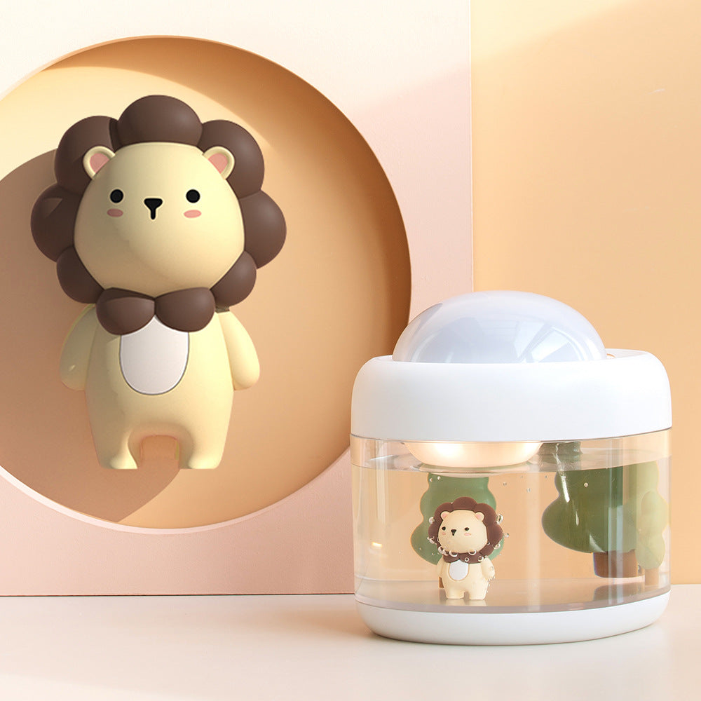 500ML Portable Air Humidifier & Star Projector | Silent & Rechargeable