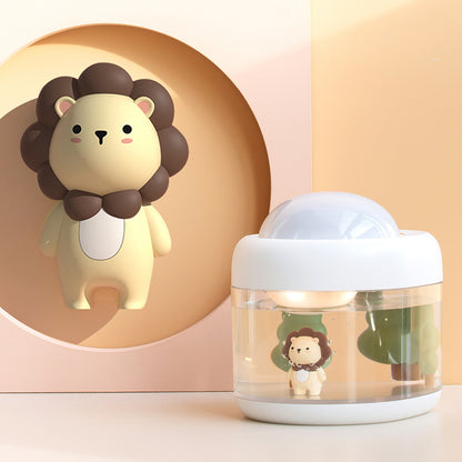 500ML Portable Air Humidifier & Star Projector | Silent & Rechargeable