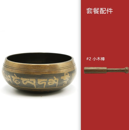 Zen Harmony Handmade Tibetan Singing Bowl – Meditation & Stress Relief (8–10.5cm)