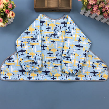 CloudSnuggle™ Mess-Free Baby Feeding Mat | High Chair Table Cover & Floor Protector for Toddler Self-Feeding