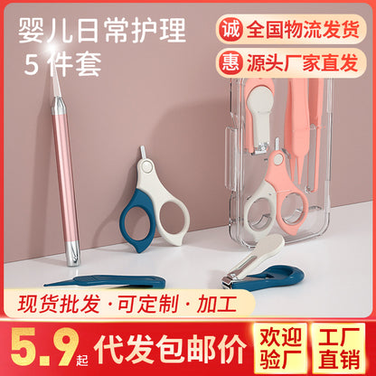 SafeTouch™ Baby Nail Care Kit – 4-Piece Safety Grooming Set for Newborns & Toddlers