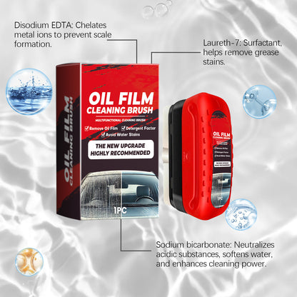 2-in-1 Car Glass Cleaner & Oil Film Remover Brush