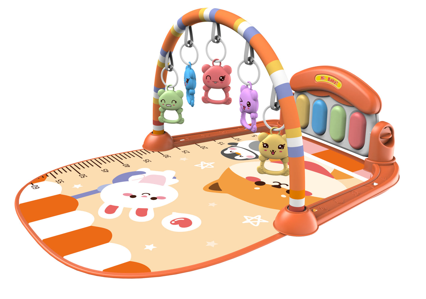 Sensory Musical Activity Mat | Developmental Play Gym for Infants